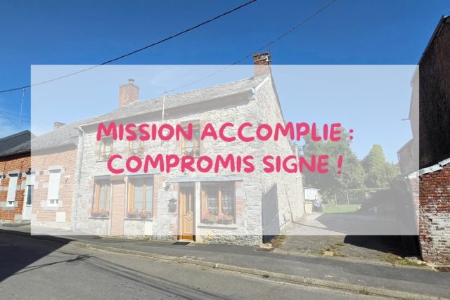 Maison semi-individuelle en pierres située à Etroeungt